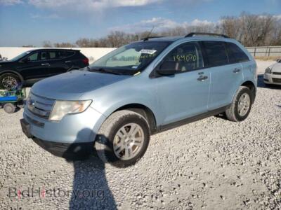 2008 Ford EDGE SE, blue — VIN 2FMDK36C78BA44842, Copart