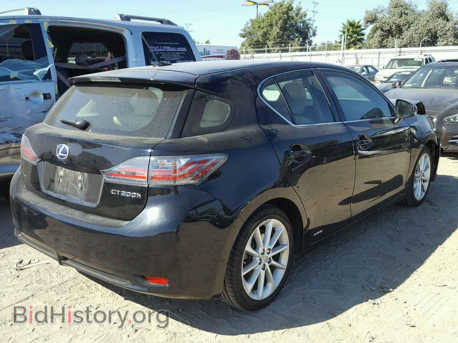 2012 LEXUS CT 200 - VIN: JTHKD5BH5C2114631 - Фото 4