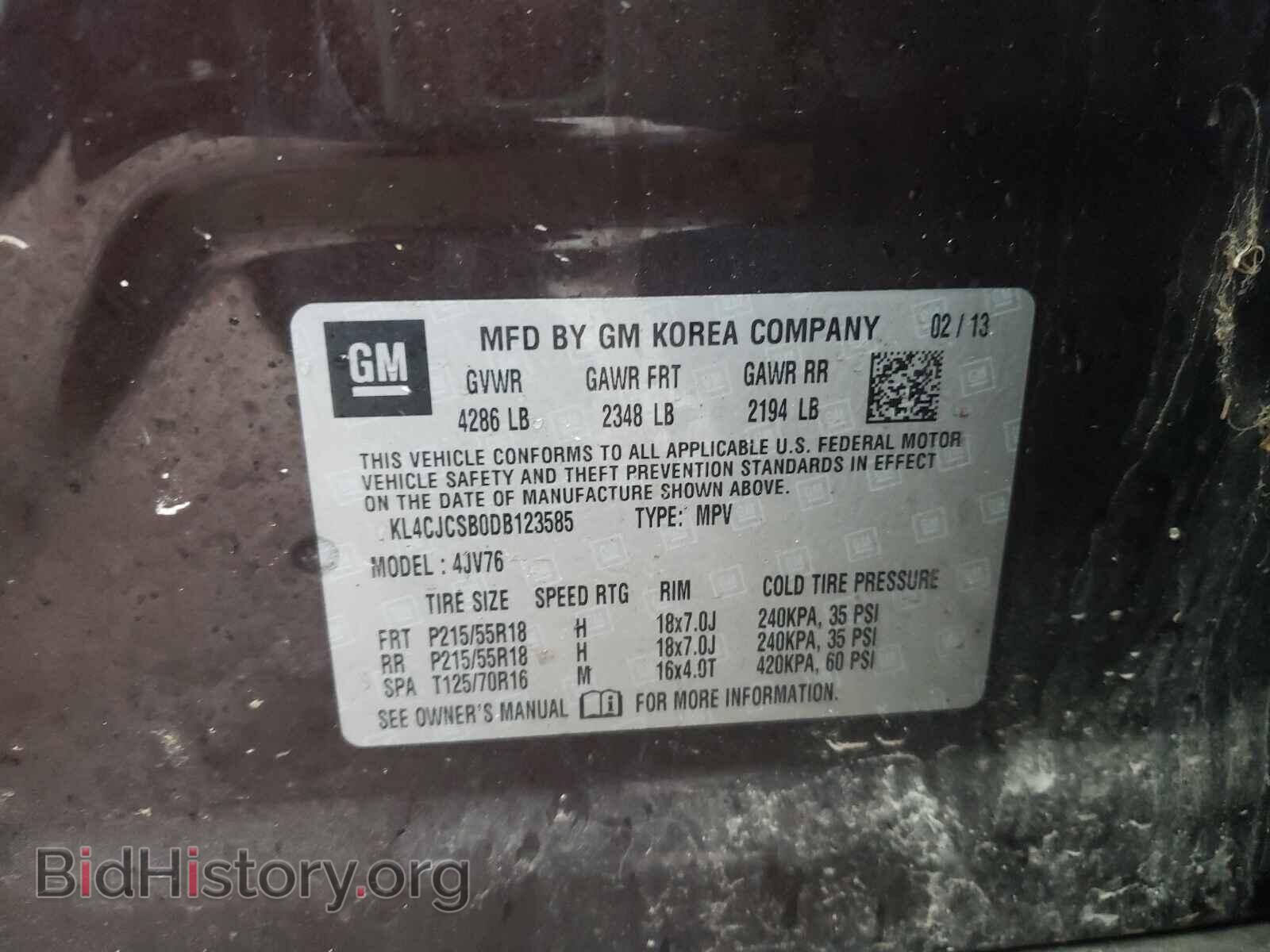 2013 BUICK ENCORE - VIN: KL4CJCSB0DB123585 - Photo 10