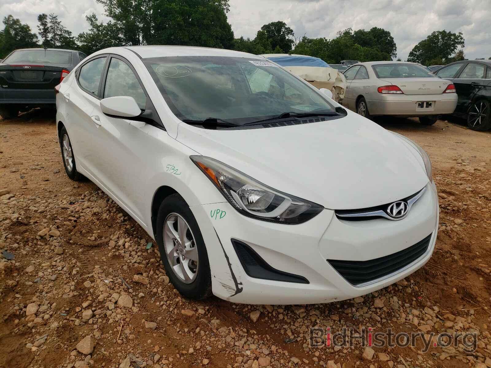 Photo 5NPDH4AE4EH508722 - HYUNDAI ELANTRA 2014