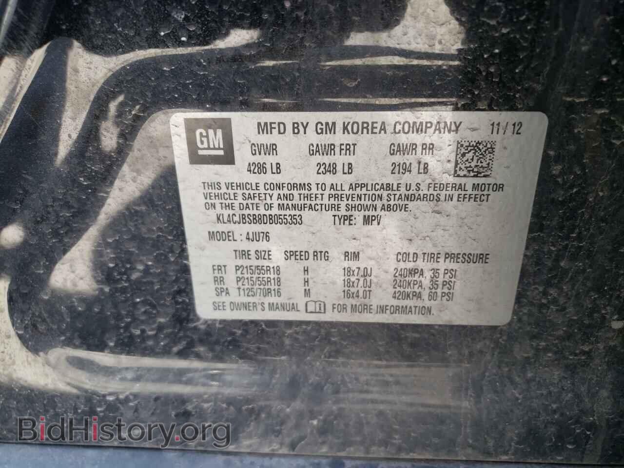 2013 BUICK ENCORE - VIN: KL4CJBSB8DB055353 - Photo 10