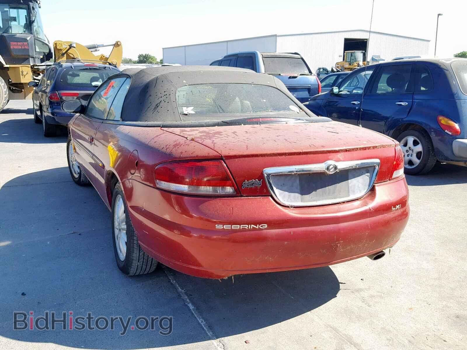 2001 CHRYSLER SEBRING - VIN: 1C3EL55U51N651798 - Фото 3