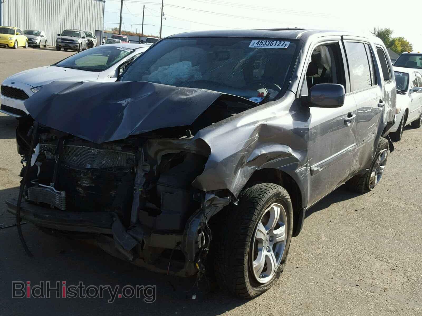 2014 HONDA PILOT - VIN: 5FNYF4H51EB013535 - Фото 2