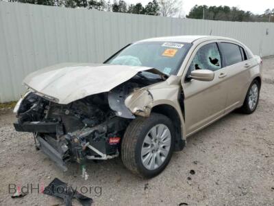 2014 Chrysler 200 LX, светло-коричневый — VIN 1C3CCBAB5EN205019, Copart