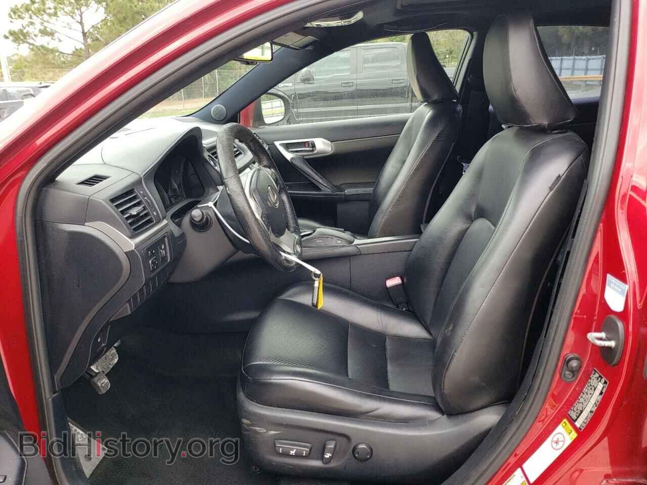 2012 LEXUS CT 200 - VIN: JTHKD5BH2C2096993 - Фото 7