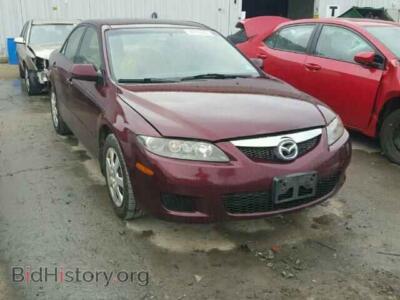 2006 Mazda 6, red — VIN 1YVHP80CX65M70274, Copart