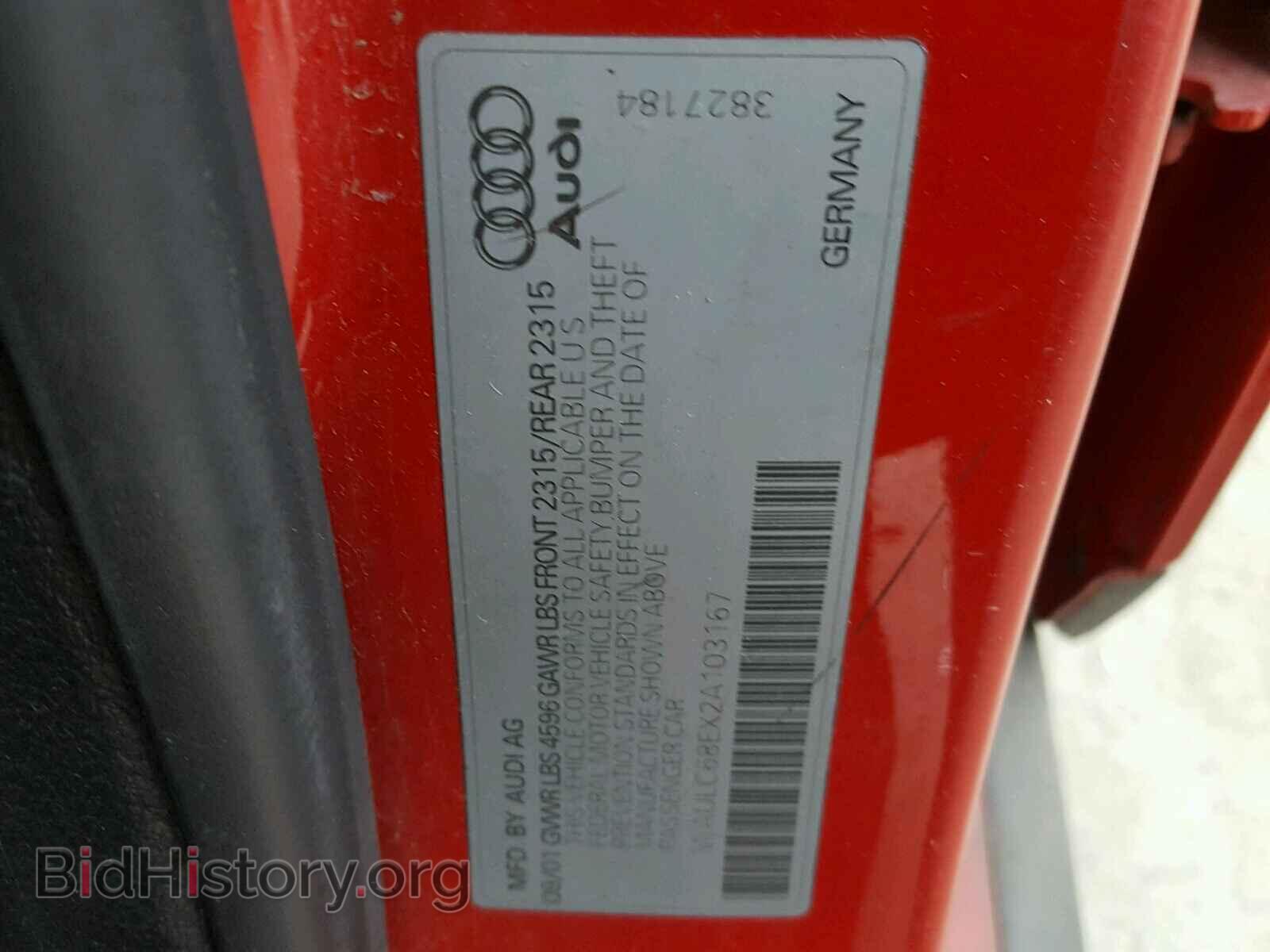 2002 AUDI A4 - VIN: WAULC68EX2A103167 - Photo 10