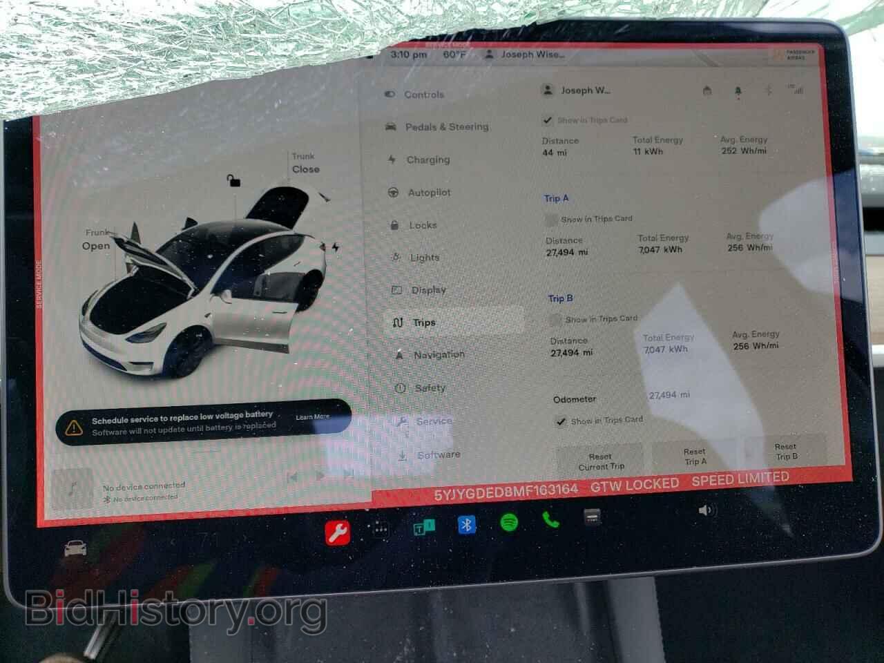 2021 TESLA MODEL Y - VIN: 5YJYGDED8MF163164 - Фото 9