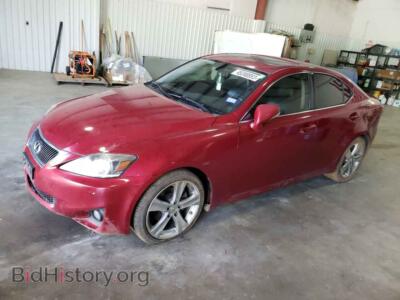 2012 Lexus IS IS 250, красный — VIN JTHBF5C29C5176231, Copart