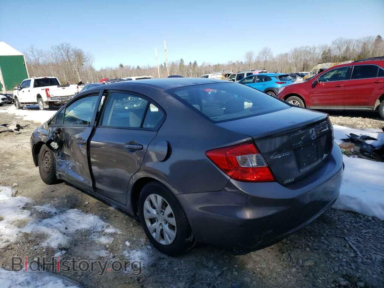 2012 HONDA CIVIC - VIN: 2HGFB2F54CH508945 - Фото 2