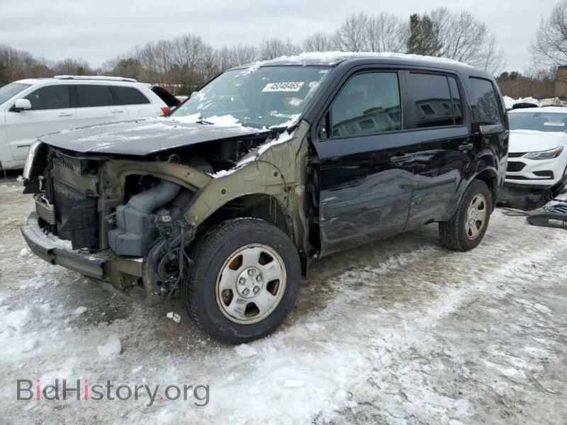 2013 Honda PILOT LX (VIN 5FNYF4H28DB047461) — photo 1 of 14, Copart, damage: front end