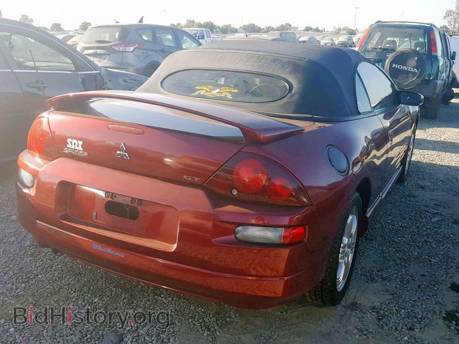 2001 MITSUBISHI ECLIPSE - VIN: 4A3AE85H41E092105 - Фото 4