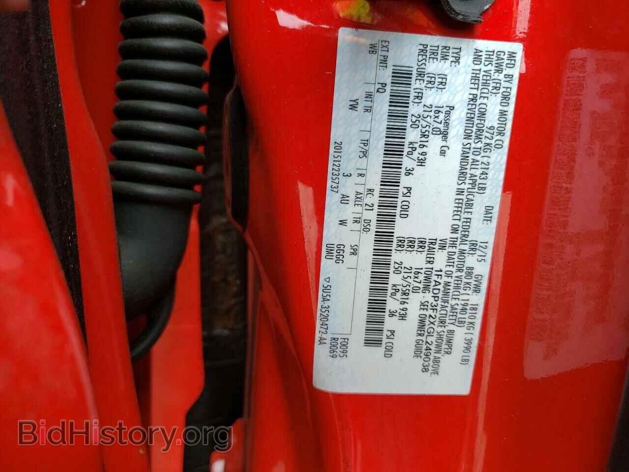 2016 FORD FOCUS - VIN: 1FADP3F2XGL249038 - Фото 12