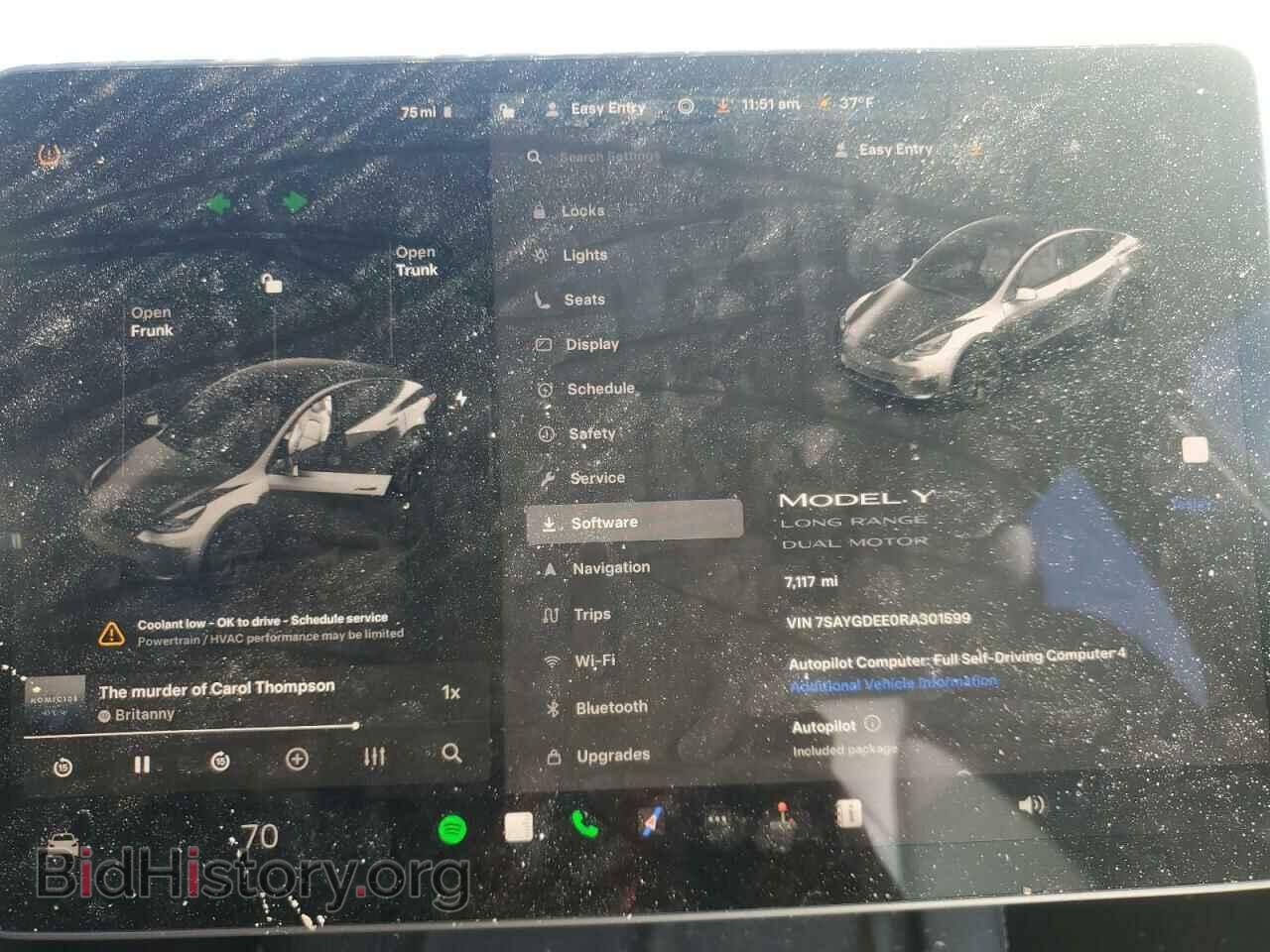 2024 TESLA MODEL Y - VIN: 7SAYGDEE0RA301599 - Фото 9