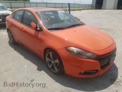 2015 Dodge DART Dart GT, orange — VIN 1C3CDFEB4FD345343, Copart
