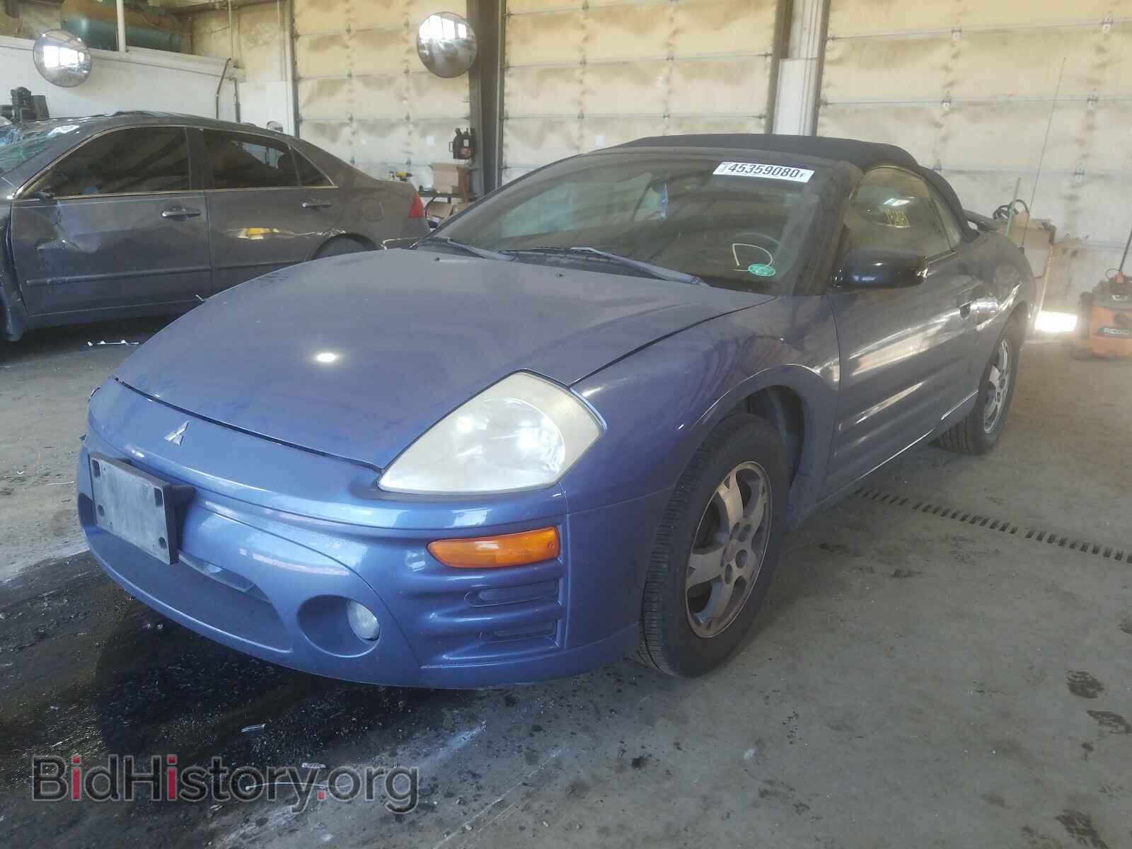 2003 MITSUBISHI ECLIPSE - VIN: 4A3AE45G63E020695 - Фото 2