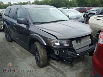 2017 Dodge JOURNEY SE, черный — VIN 3C4PDCAB5HT706772, Copart