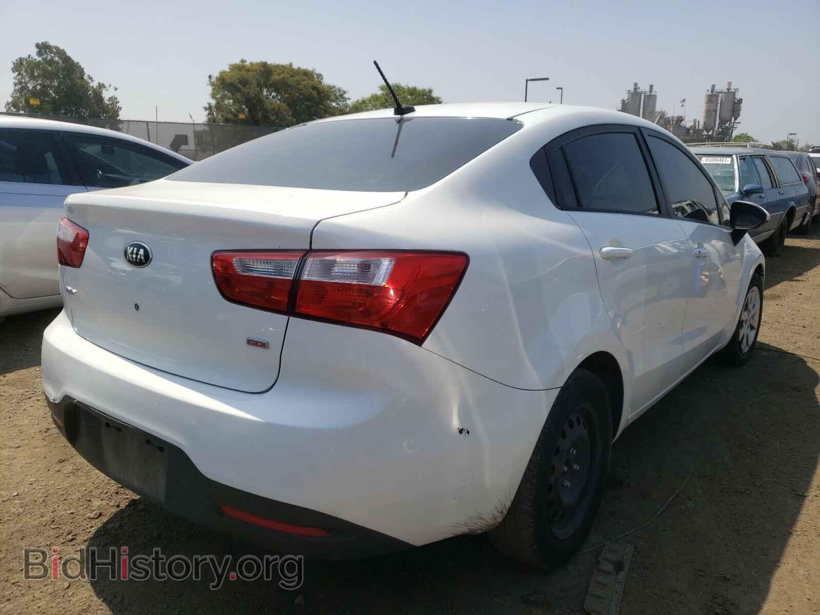 2014 KIA RIO - VIN: KNADM4A34E6366051 - Фото 4
