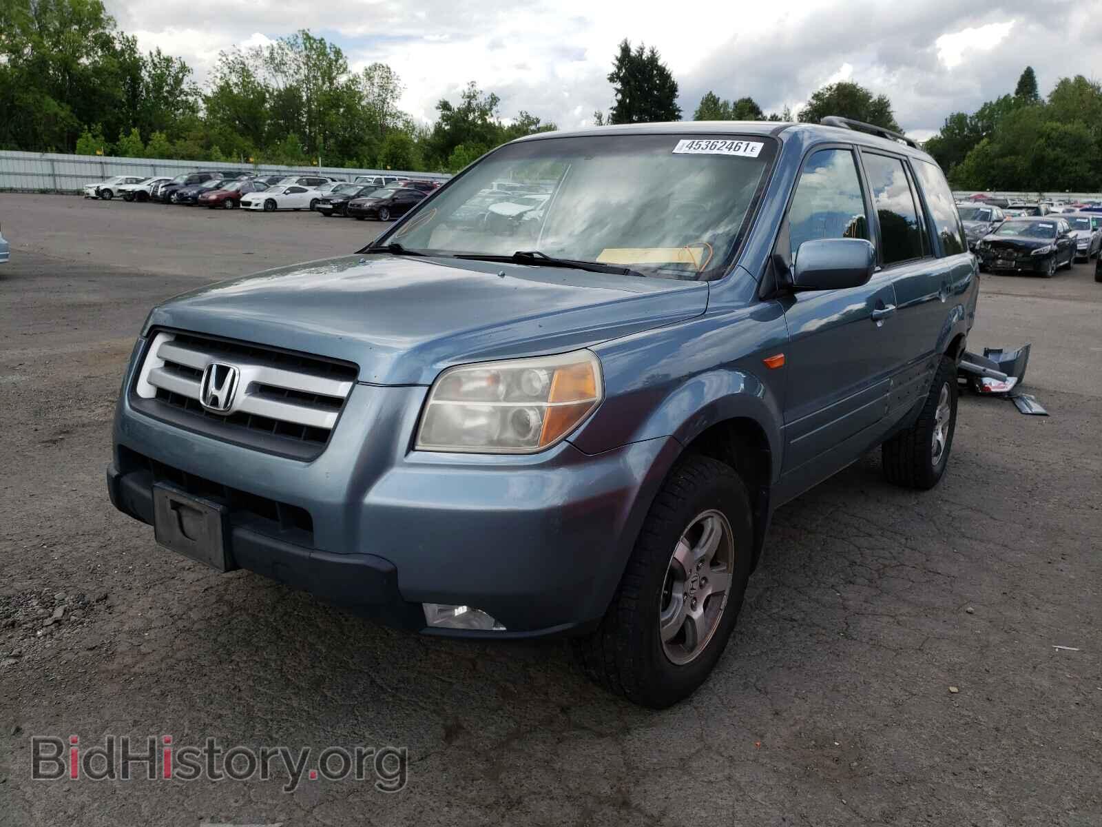 2007 HONDA PILOT - VIN: 2HKYF18497H503845 - Фото 2