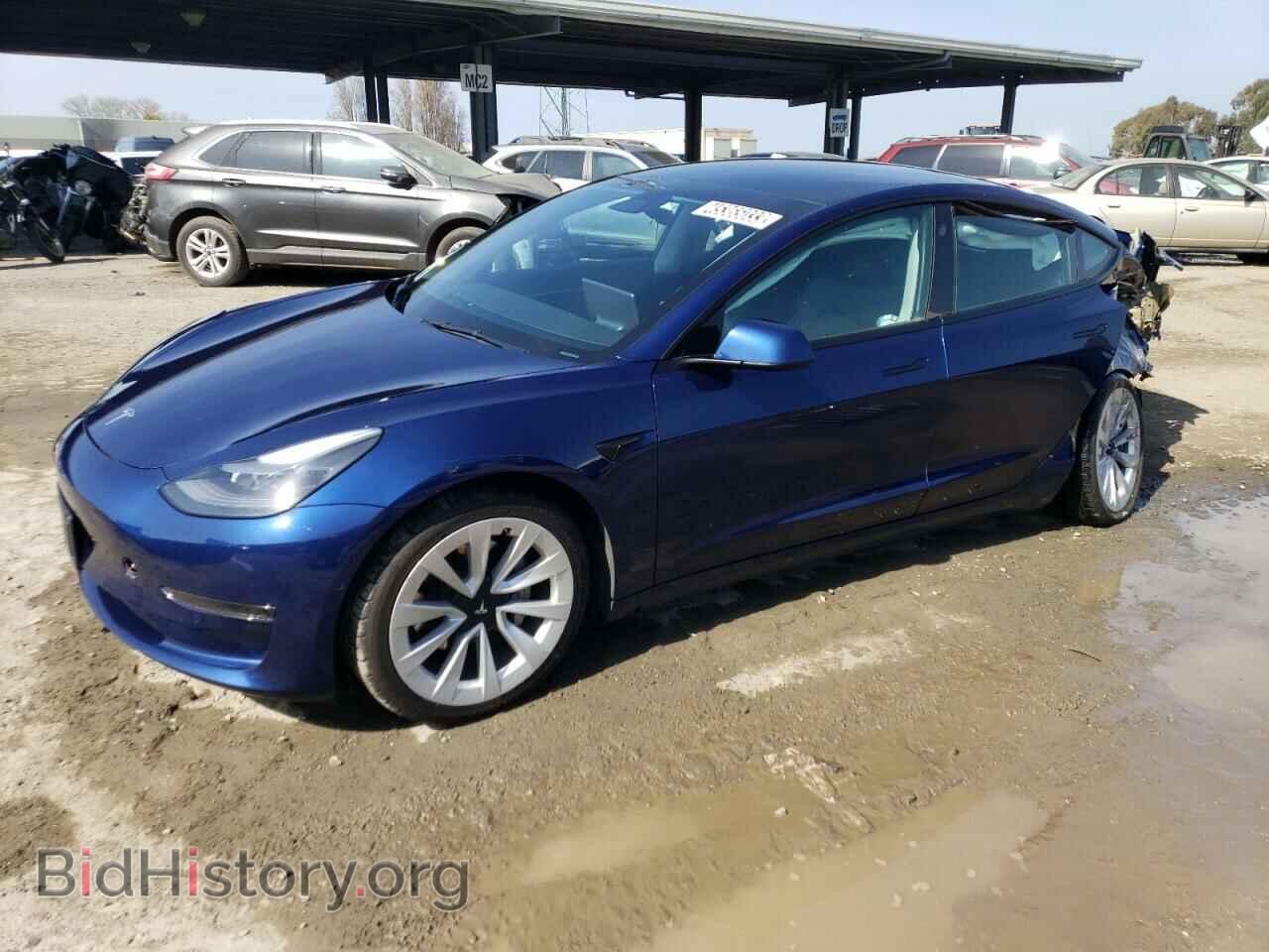 Фотография 5YJ3E1EA4NF143807 - TESLA MODEL 3 2022