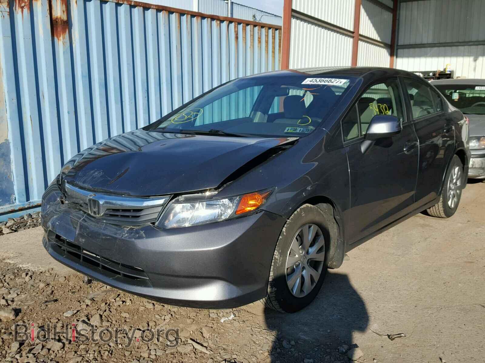 2012 HONDA CIVIC - VIN: 19XFB2F56CE380668 - Фото 2