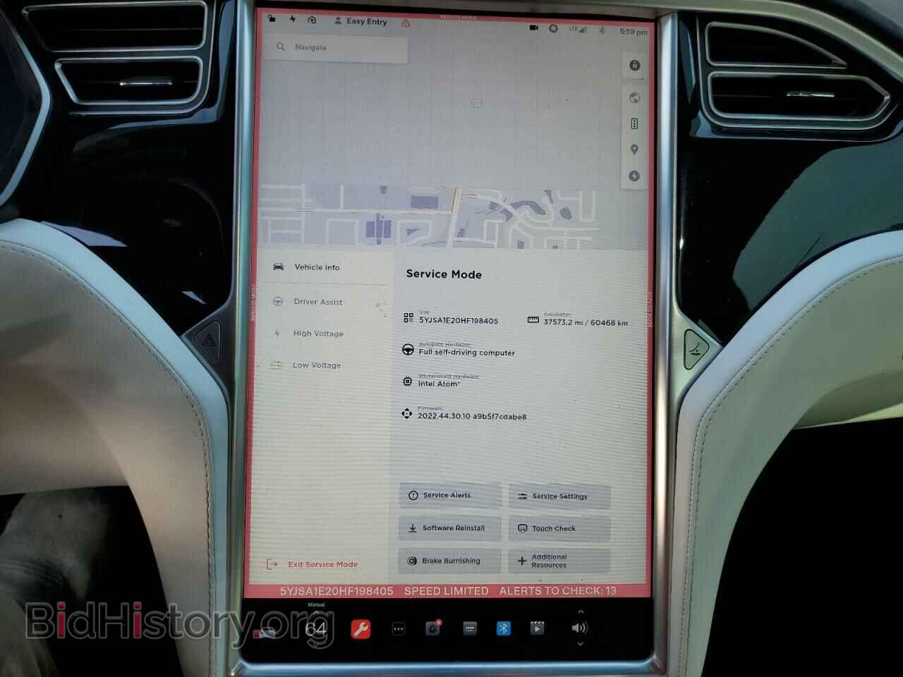2017 TESLA MODEL S - VIN: 5YJSA1E20HF198405 - Photo 9