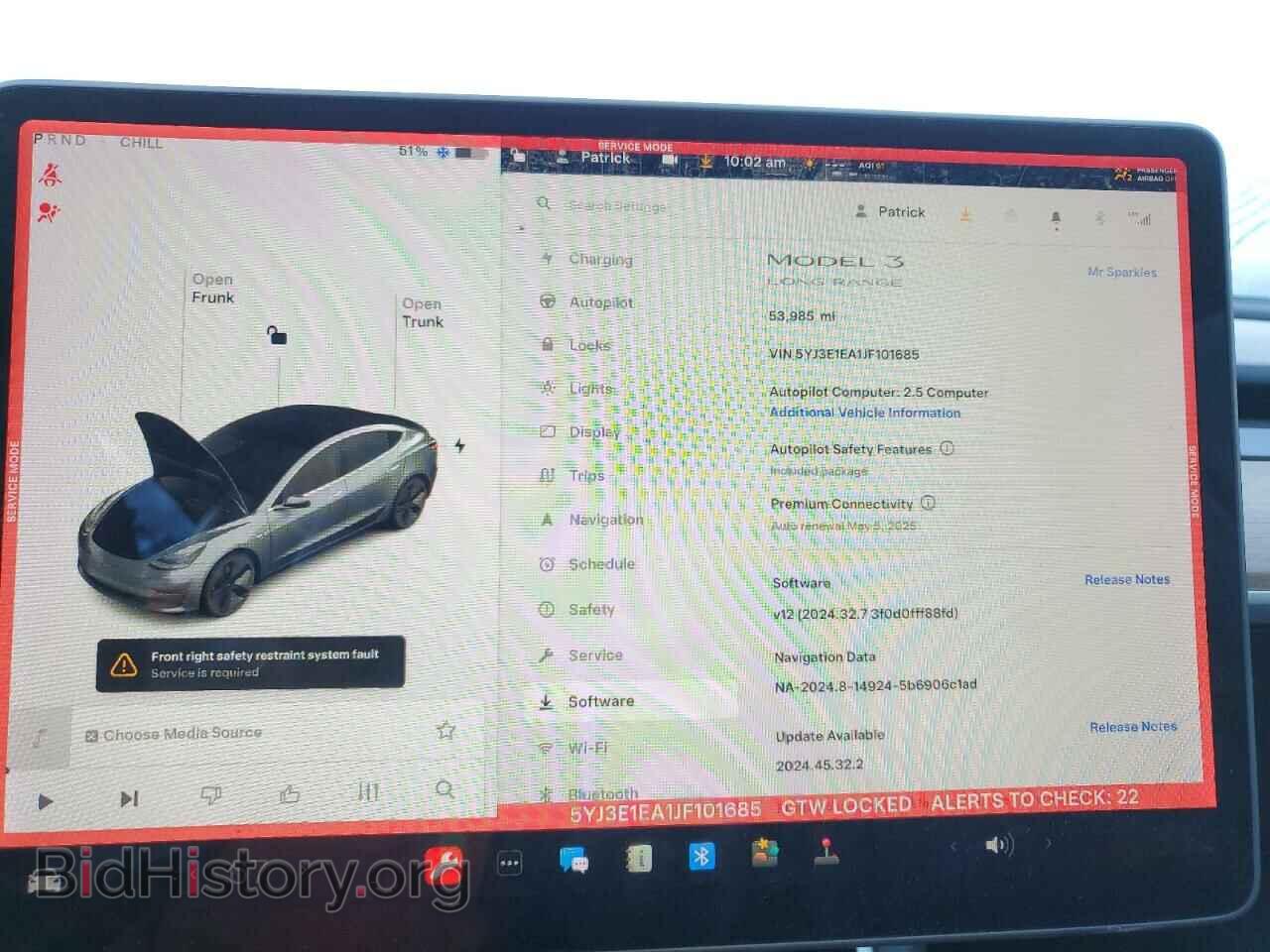 2018 TESLA MODEL 3 - VIN: 5YJ3E1EA1JF101685 - Фото 9
