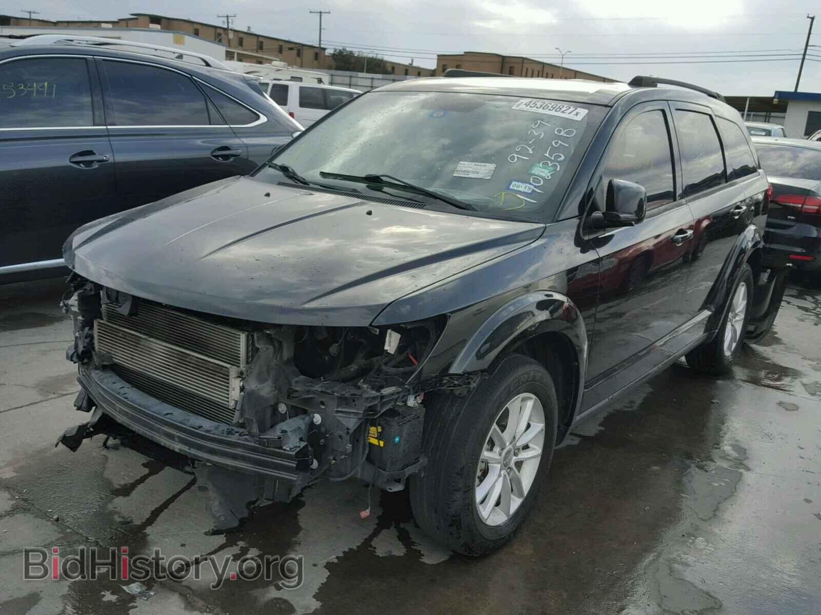 2013 DODGE JOURNEY - VIN: 3C4PDCBG0DT618796 - Фото 2