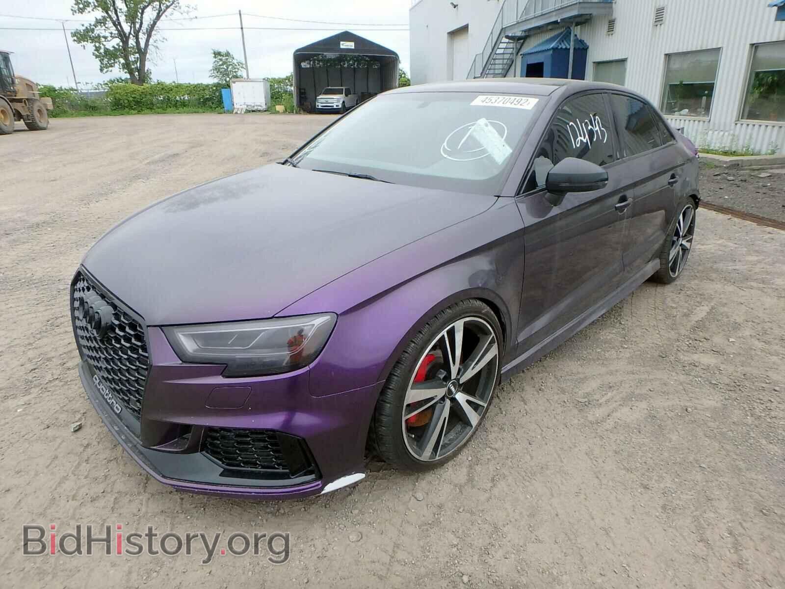 2018 AUDI RS3 - VIN: WUABWGFF1J1900237 - Фото 2