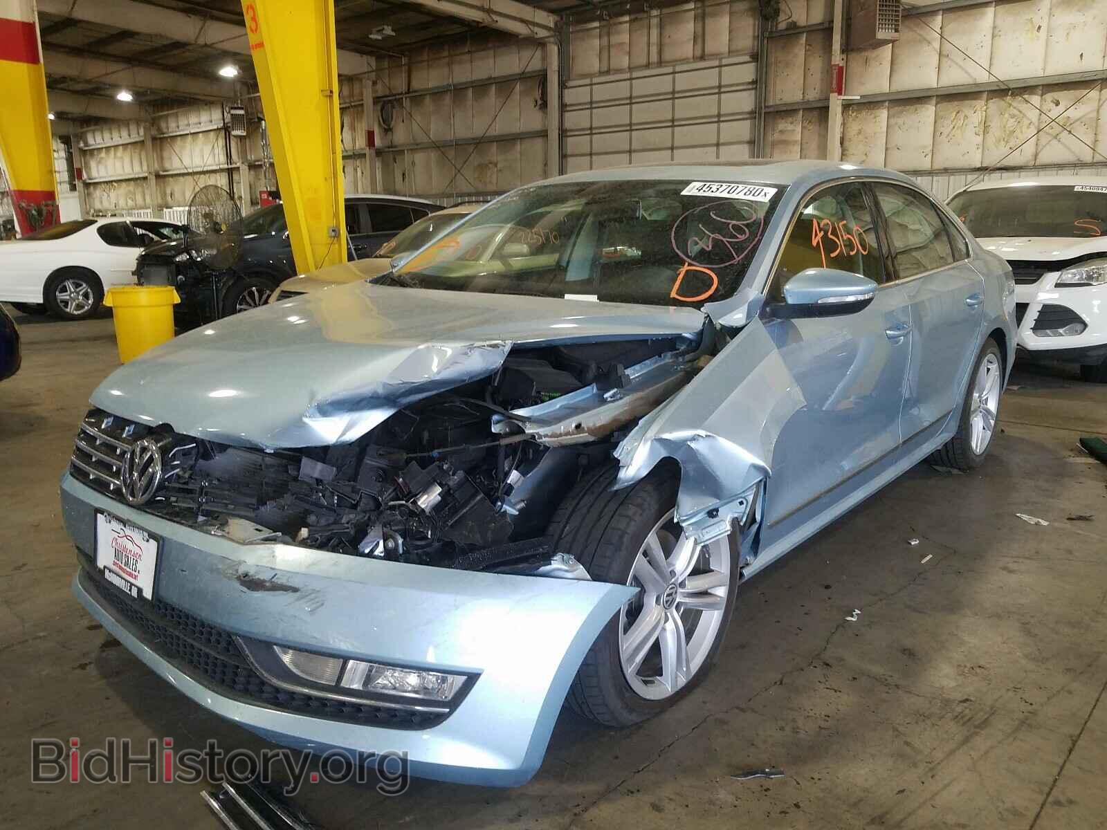 2012 VOLKSWAGEN PASSAT - VIN: 1VWCN7A35CC045290 - Фото 2