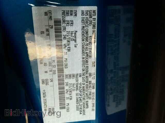 2014 FORD FOCUS - VIN: 1FADP3F24EL218364 - Фото 10