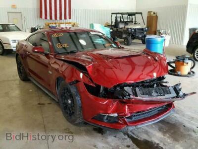 2016 Ford MUSTANG GT, maroon — VIN 1FA6P8CF2G5301702, Copart
