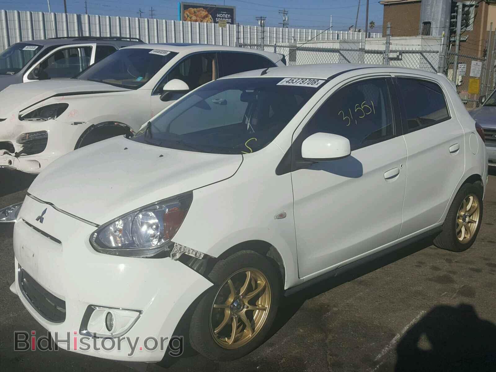 2014 MITSUBISHI MIRAGE - VIN: ML32A4HJ7EH016198 - Фото 2