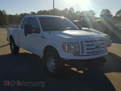 2010 Ford F150 F150 SUPER, white — VIN 1FTFX1EV8AKE66104, Copart