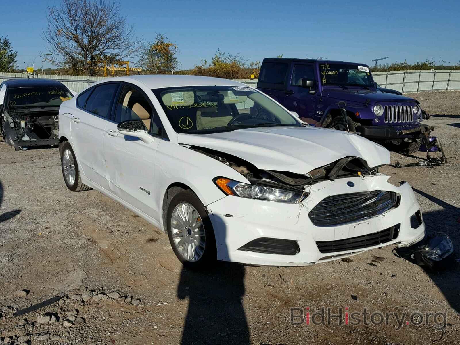 Photo 3FA6P0LU4ER300898 - FORD FUSION 2014