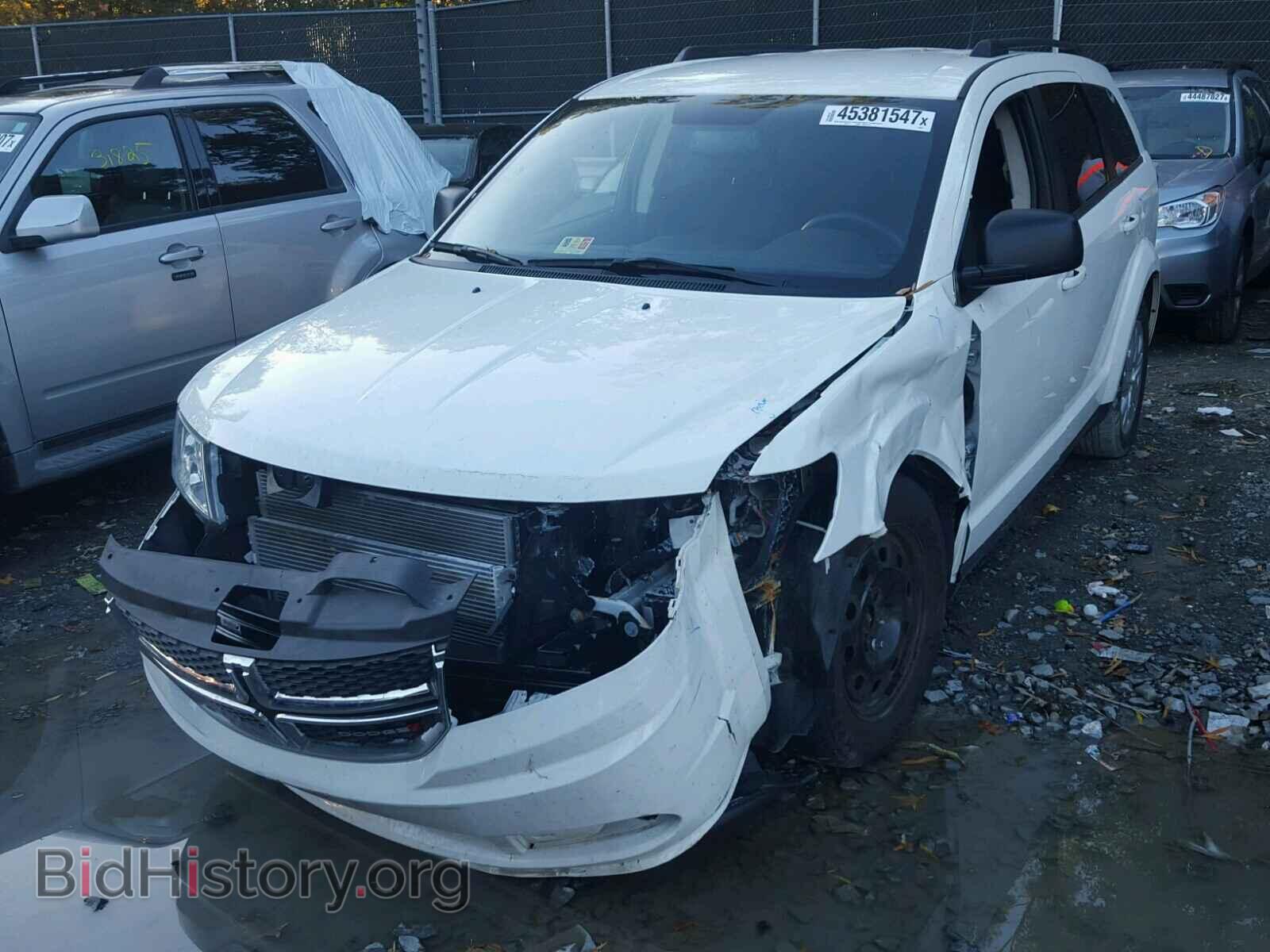 2017 DODGE JOURNEY - VIN: 3C4PDCAB0HT545053 - Фото 2
