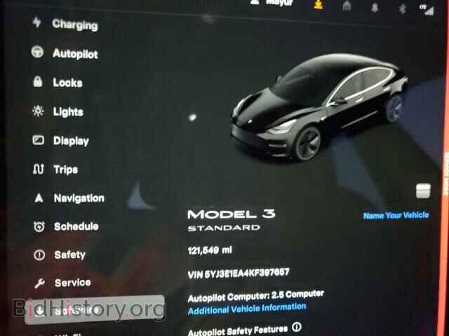 2019 TESLA MODEL 3 - VIN: 5YJ3E1EA4KF397657 - Фото 9