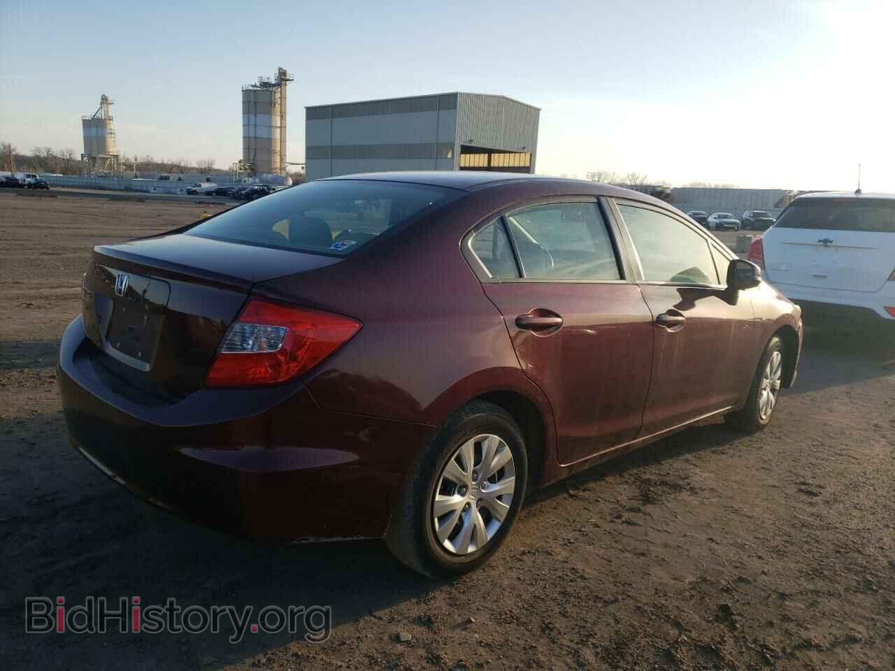 2012 HONDA CIVIC - VIN: 2HGFB2F57CH543589 - Photo 3