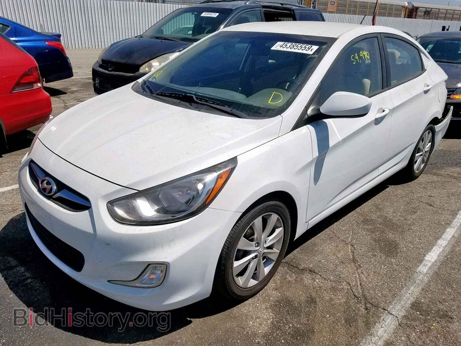 2012 HYUNDAI ACCENT - VIN: KMHCU4AE7CU267793 - Фото 2