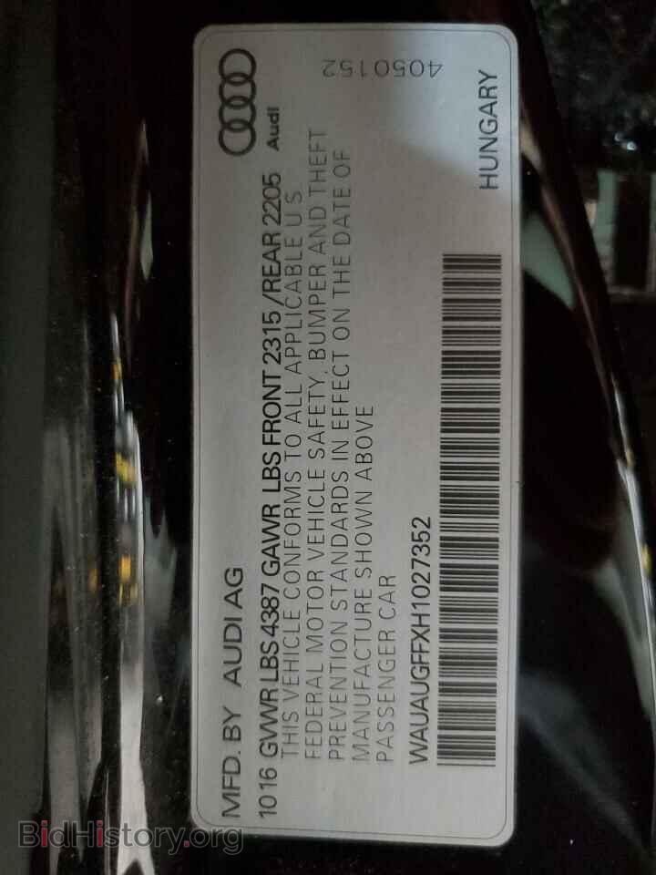 2017 AUDI A3 - VIN: WAUAUGFFXH1027352 - Photo 12