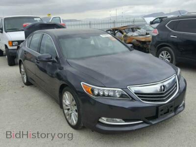 2014 Acura RLX RLX Advanc, темно-серый — VIN JH4KC1F9XEC003374, Copart
