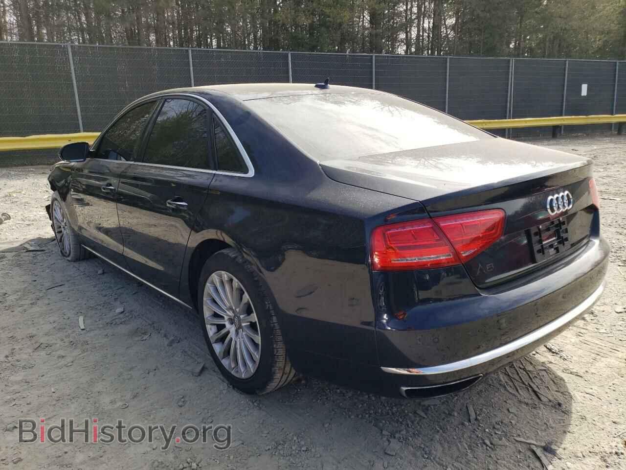 2013 AUDI A8 - VIN: WAUA2AFD9DN027461 - Фото 2
