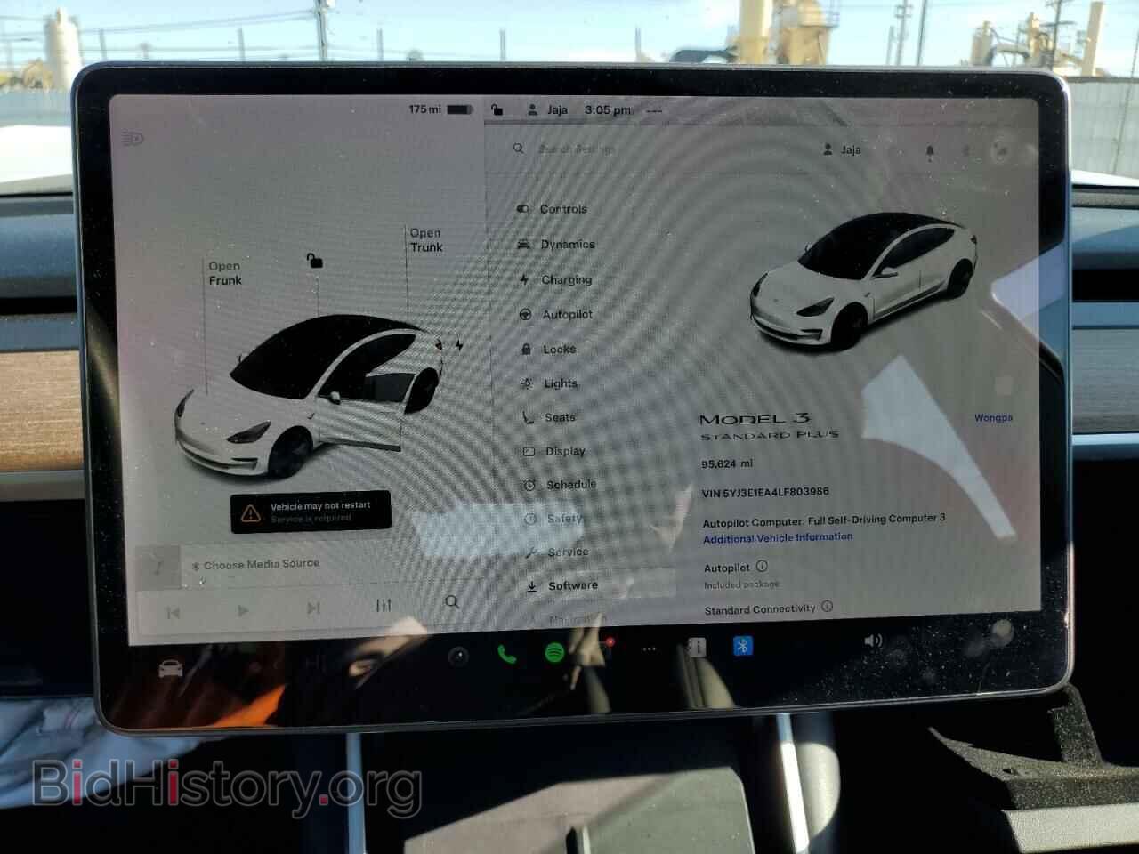 2020 TESLA MODEL 3 - VIN: 5YJ3E1EA4LF803986 - Фото 9