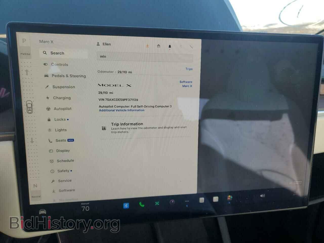 2023 TESLA MODEL X - VIN: 7SAXCDE59PF371139 - Photo 9