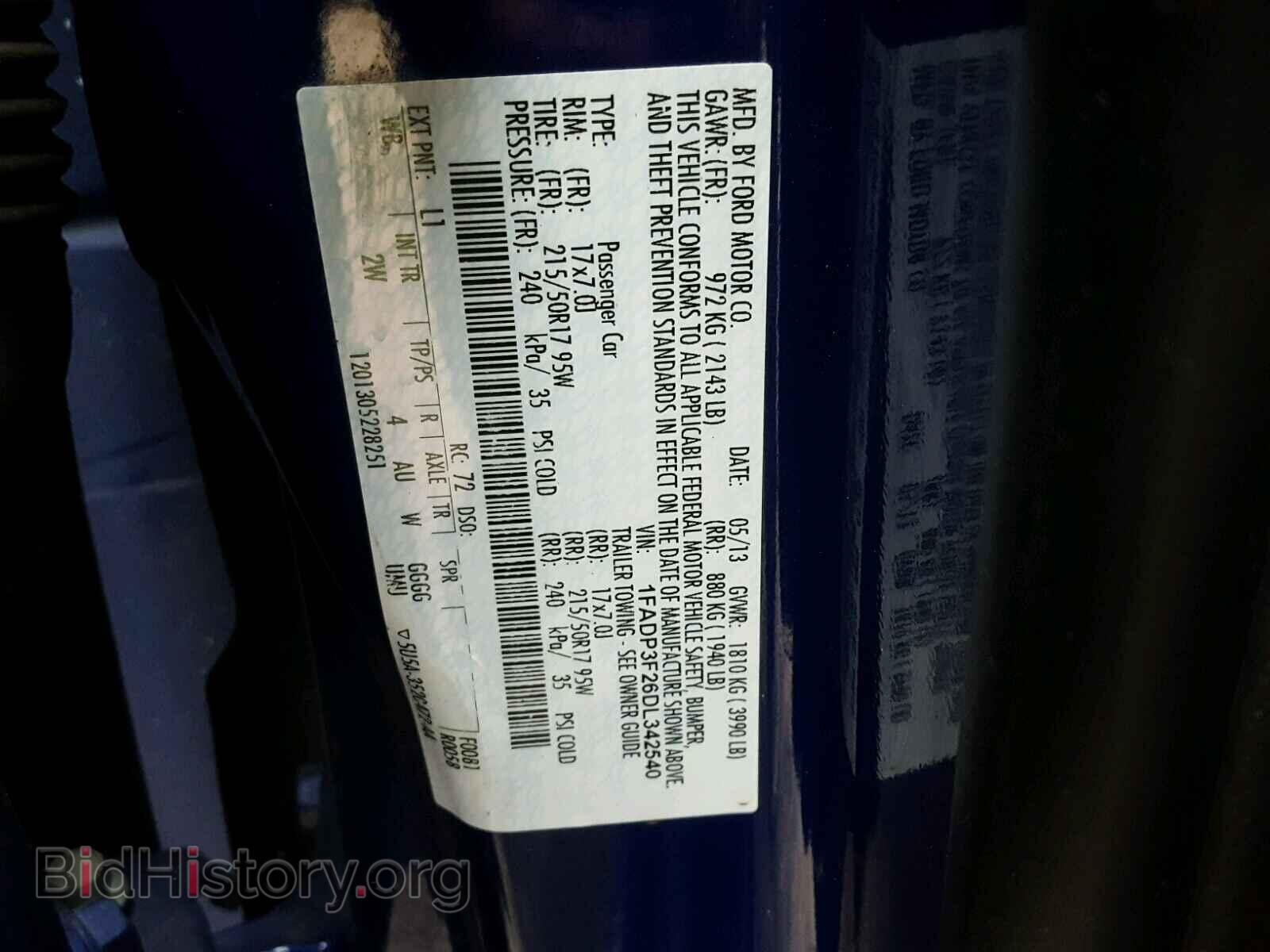2013 FORD FOCUS - VIN: 1FADP3F26DL342540 - Photo 10