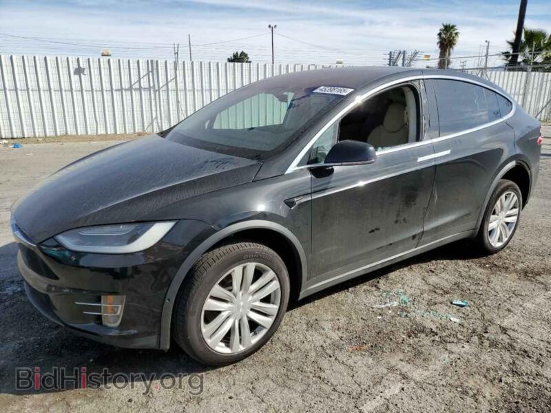 2017 Tesla MODEL X (VIN 5YJXCDE26HF037963) — photo 1 of 13, Copart, damage: burn