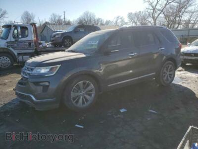 2018 Ford EXPLORER LIMITED, gray — VIN 1FM5K7F81JGB09691, Copart