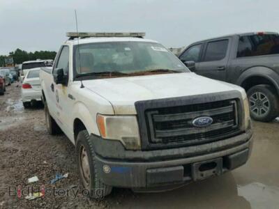 2014 Ford F150, белый — VIN 1FTMF1CM7EKG23017, Copart
