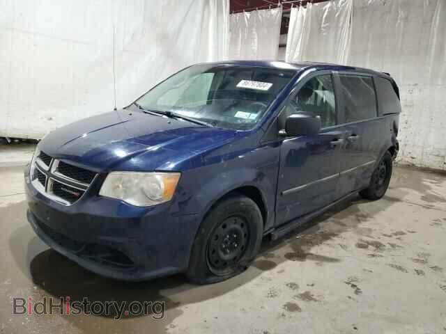 2014 Dodge CARAVAN SE (VIN 2C4RDGBG7ER411410) — photo 1 of 12, Copart, damage: rear end