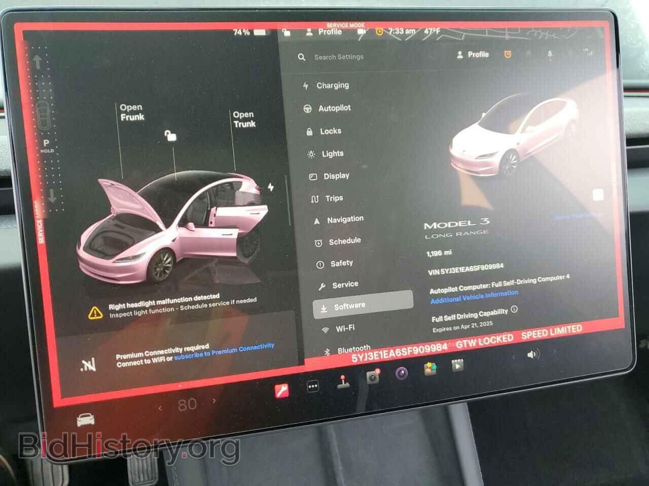 2025 TESLA MODEL 3 - VIN: 5YJ3E1EA6SF909984 - Photo 9